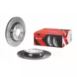 Jeu de 2 disques de frein arrière BREMBO 08.A759.1X - Visuel 1