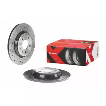 Jeu de 2 disques de frein arrière BREMBO 08.A759.1X