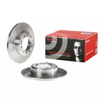 Jeu de 2 disques de frein arrière BREMBO