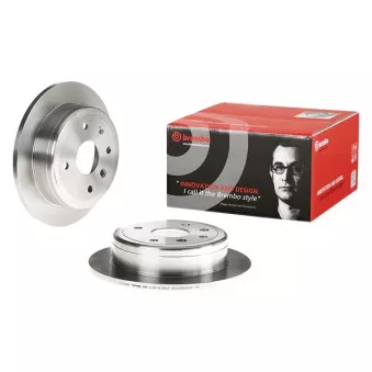 Jeu de 2 disques de frein arrière BREMBO 08.A872.10