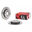 Jeu de 2 disques de frein arrière BREMBO 08.A912.1X - Visuel 1