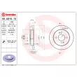 Jeu de 2 disques de frein arrière BREMBO 08.A916.10 - Visuel 2