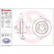 Jeu de 2 disques de frein arrière BREMBO 08.B027.11 - Visuel 2