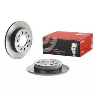 Jeu de 2 disques de frein arrière BREMBO 08.B027.11