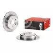 Jeu de 2 disques de frein arrière BREMBO 08.B029.10 - Visuel 1