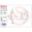 Jeu de 2 disques de frein arrière BREMBO 08.B347.41 - Visuel 2