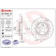 Jeu de 2 disques de frein arrière BREMBO 08.B348.4X - Visuel 2