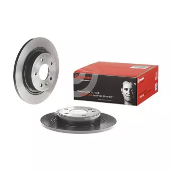 Jeu de 2 disques de frein arrière BREMBO 08.B351.11