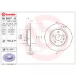 Jeu de 2 disques de frein arrière BREMBO 08.B357.10 - Visuel 2