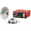 Jeu de 2 disques de frein arrière BREMBO 08.B369.17 - Visuel 1