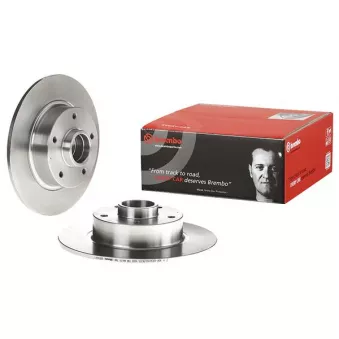 Jeu de 2 disques de frein arrière BREMBO 08.B369.17