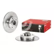 Jeu de 2 disques de frein arrière BREMBO 08.B369.37 - Visuel 1