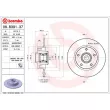 Jeu de 2 disques de frein arrière BREMBO 08.B391.37 - Visuel 2