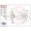 Jeu de 2 disques de frein arrière BREMBO 08.B395.27 - Visuel 2