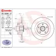 Jeu de 2 disques de frein arrière BREMBO 08.B396.27 - Visuel 2