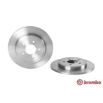 Jeu de 2 disques de frein arrière BREMBO 08.B412.10