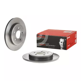Jeu de 2 disques de frein arrière BREMBO 08.B412.11