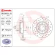 Jeu de 2 disques de frein arrière BREMBO 08.B413.1X - Visuel 2