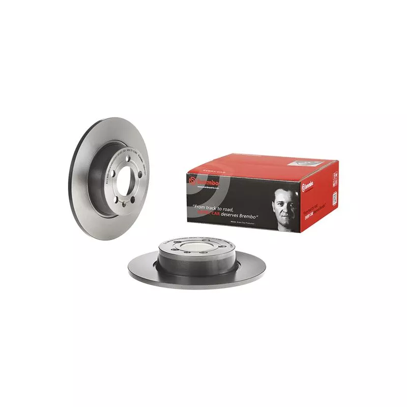 Jeu de 2 disques de frein arrière BREMBO 08.B413.21