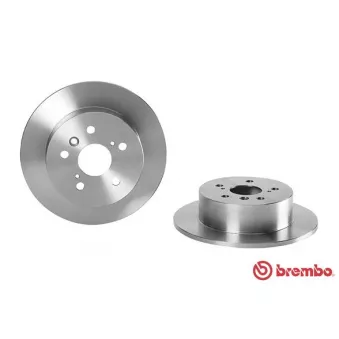 Jeu de 2 disques de frein arrière BREMBO 08.B566.10
