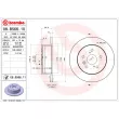 Jeu de 2 disques de frein arrière BREMBO 08.B566.11 - Visuel 2