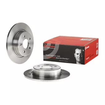 Jeu de 2 disques de frein arrière BREMBO 08.B601.10