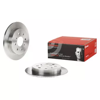 Jeu de 2 disques de frein arrière BREMBO 08.B602.10