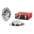 Jeu de 2 disques de frein arrière BREMBO 08.B646.10 - Visuel 1