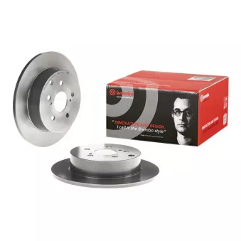 Jeu de 2 disques de frein arrière BREMBO 08.B646.11