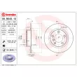 Jeu de 2 disques de frein arrière BREMBO 08.B649.10 - Visuel 2