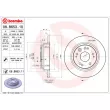 Jeu de 2 disques de frein arrière BREMBO 08.B653.10 - Visuel 2