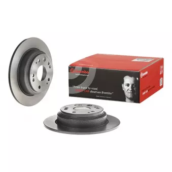 Jeu de 2 disques de frein arrière BREMBO 08.B653.11