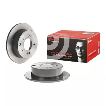 Jeu de 2 disques de frein arrière BREMBO 08.B667.11