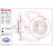 Jeu de 2 disques de frein arrière BREMBO 08.B741.41 - Visuel 2