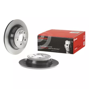 Jeu de 2 disques de frein arrière BREMBO 08.B804.11