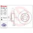 Jeu de 2 disques de frein arrière BREMBO 08.B829.10 - Visuel 2