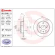 Jeu de 2 disques de frein arrière BREMBO 08.C046.11 - Visuel 2