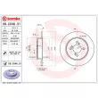 Jeu de 2 disques de frein arrière BREMBO 08.C046.31 - Visuel 2
