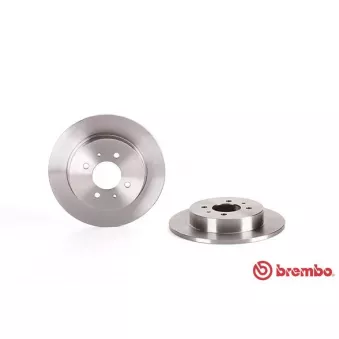 Jeu de 2 disques de frein arrière BREMBO 08.C061.10