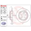 Jeu de 2 disques de frein arrière BREMBO 08.C065.11 - Visuel 2