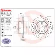 Jeu de 2 disques de frein arrière BREMBO 08.C115.1X - Visuel 2