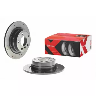 Jeu de 2 disques de frein arrière BREMBO 08.C115.1X