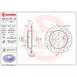 Jeu de 2 disques de frein arrière BREMBO 08.C172.1X - Visuel 2
