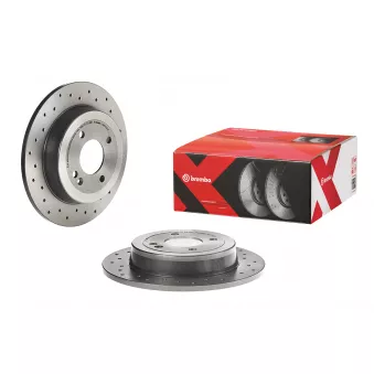 Jeu de 2 disques de frein arrière BREMBO 08.C172.1X