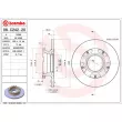 Jeu de 2 disques de frein arrière BREMBO 08.C242.20 - Visuel 2