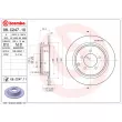 Jeu de 2 disques de frein arrière BREMBO 08.C247.10 - Visuel 2