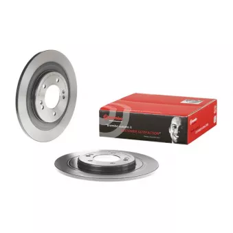 Jeu de 2 disques de frein arrière BREMBO 08.C248.11