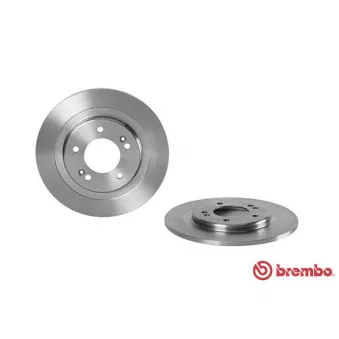 Jeu de 2 disques de frein arrière BREMBO 08.C250.20