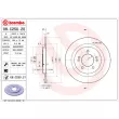 Jeu de 2 disques de frein arrière BREMBO 08.C250.21 - Visuel 2