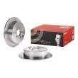 Jeu de 2 disques de frein arrière BREMBO 08.C252.10 - Visuel 1
